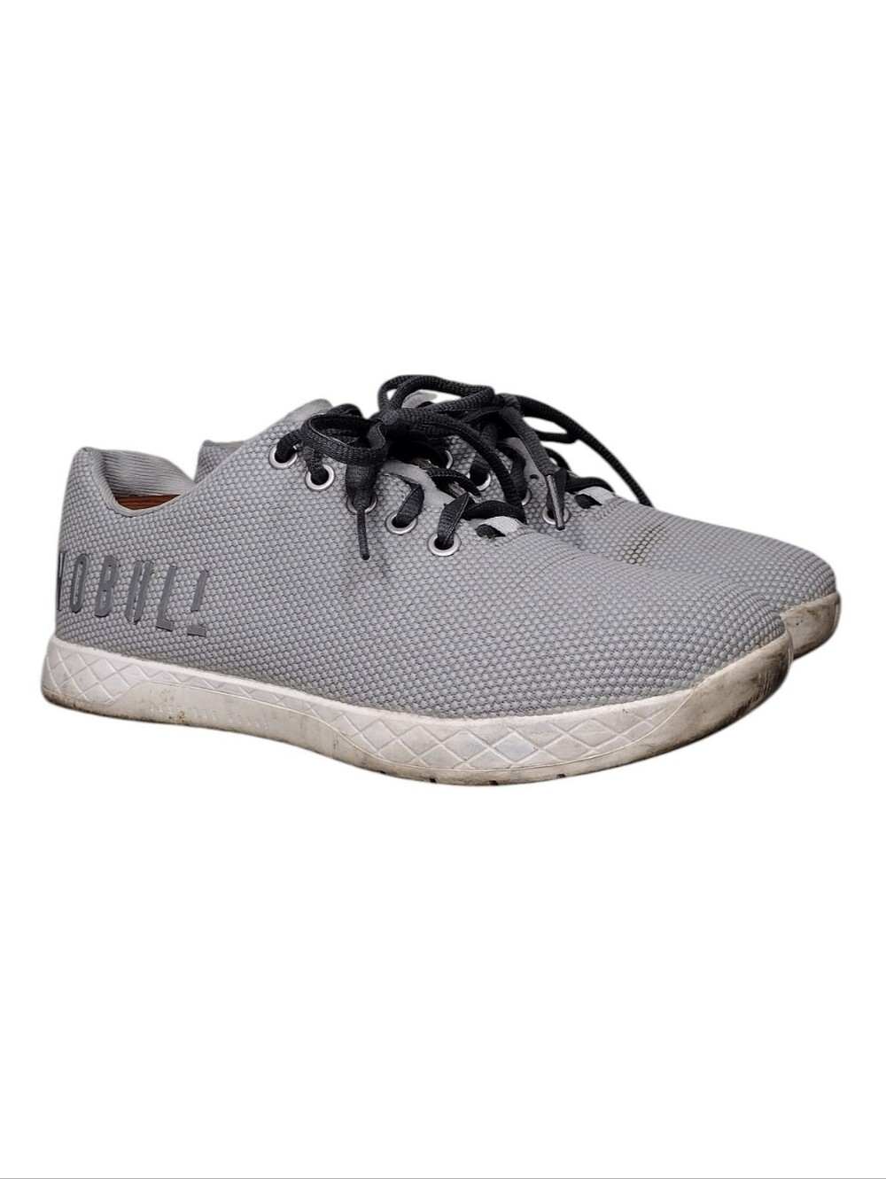 NOBULL Gray Low-Top Trainer Workout Athletic Sneakers Sz W8